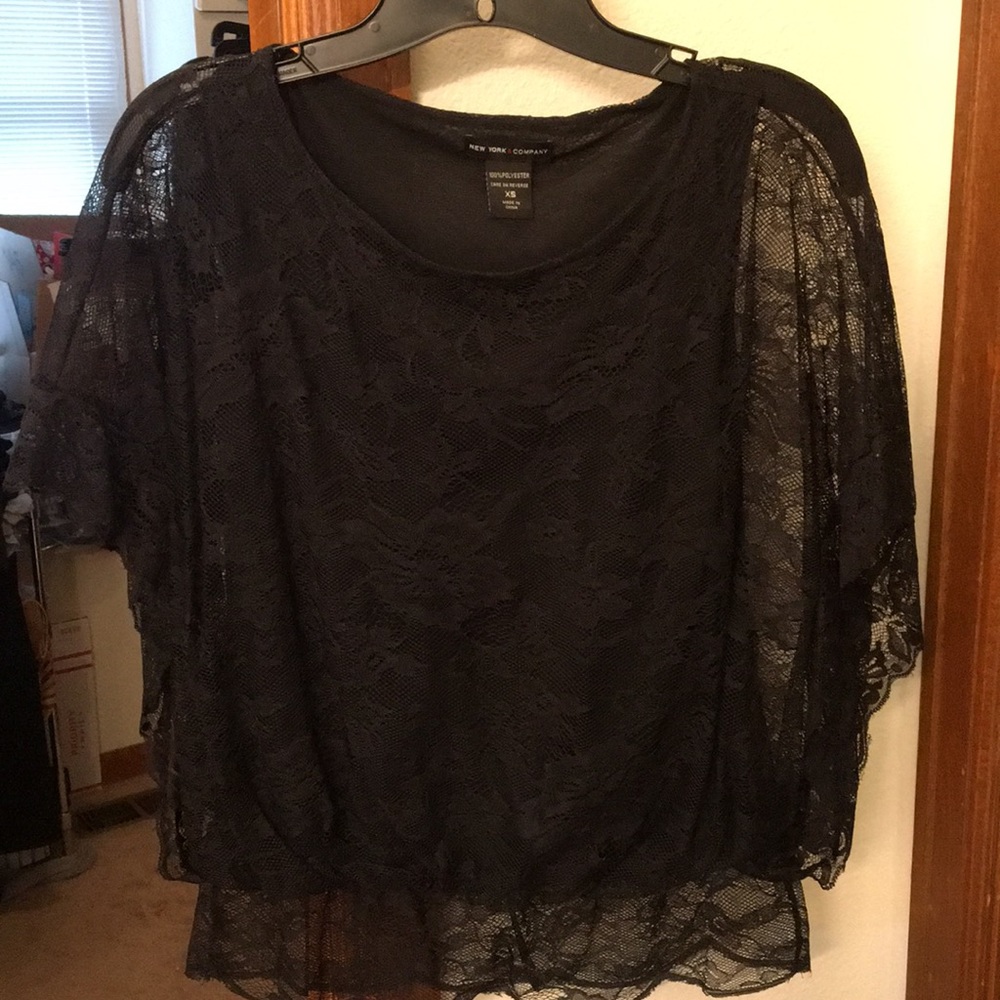 Dolman sleeve lace Blouse